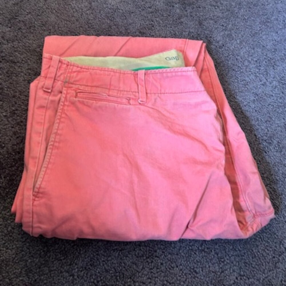 Tall - Salmon Pink Straight Leg Gap Chinos
